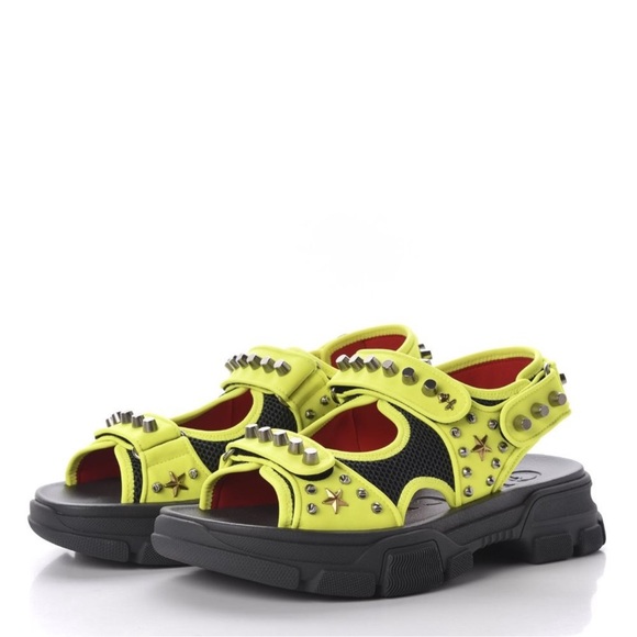 Gucci Aguru Men Studded Sandals